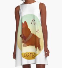 Corgi Life A-Line Dress