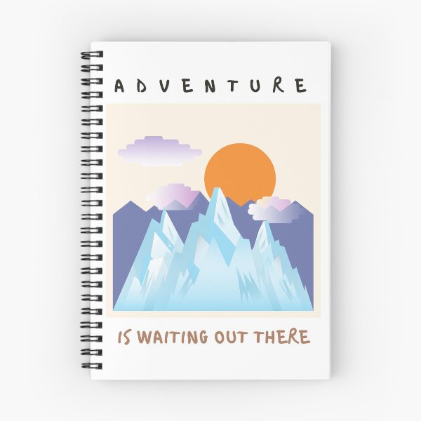 Item preview, Adventure is waiting out there | mountain sun designed and sold by Daleen Cowgar.