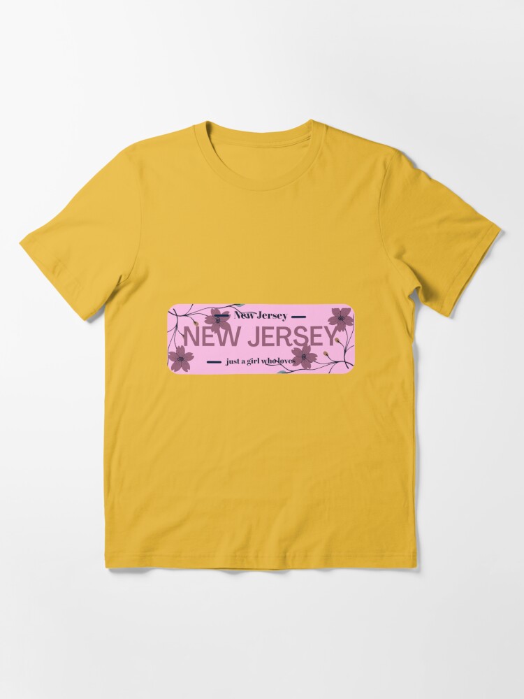  Love NJ NY, Just a Girl be a New Jersey Girl Funny Gift T-Shirt  : Clothing, Shoes & Jewelry