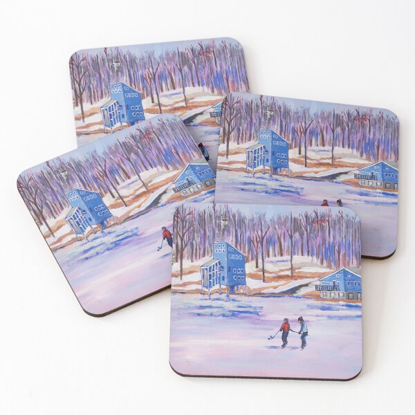 Item preview, Winter at Lake Banook, Dartmouth Nova Scotia designed and sold by TrudyFong.