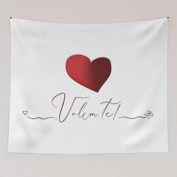 Item preview, Crveno srce "Volim te!"  designed and sold by MC Art Studio.