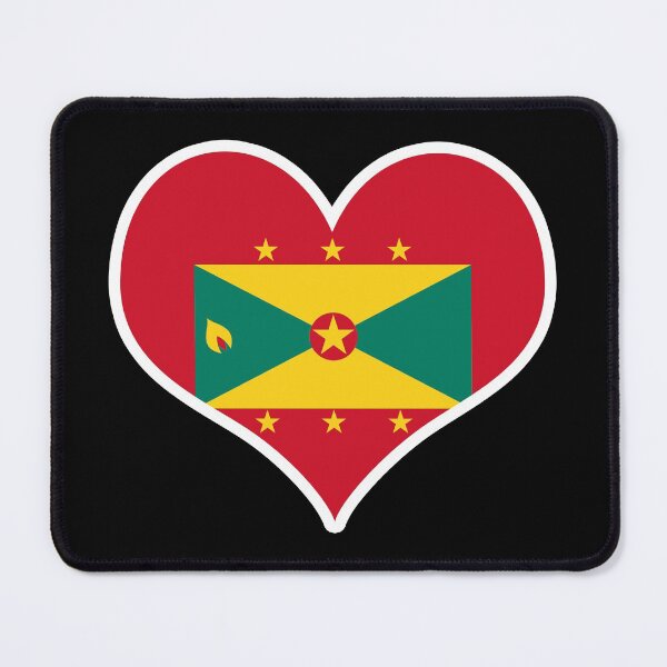 Item preview, Grenada Flag Heart designed and sold by PKHalford.