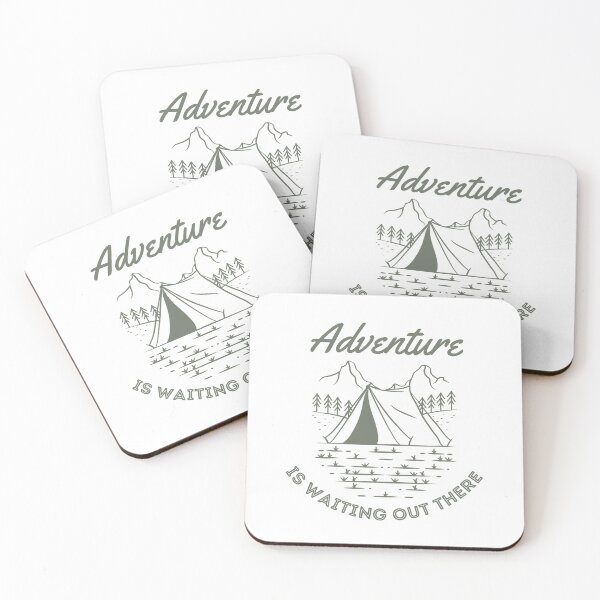 Item preview, Adventure is waiting out there | camping designed and sold by Daleen Cowgar.