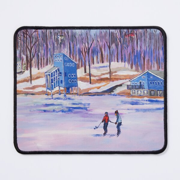 Item preview, Winter at Lake Banook, Dartmouth Nova Scotia designed and sold by TrudyFong.