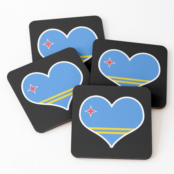 Item preview, Aruba Flag Heart designed and sold by PKHalford.