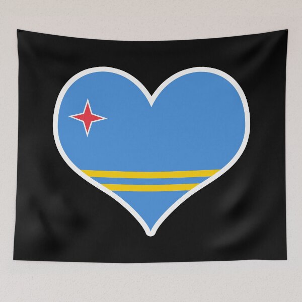 Item preview, Aruba Flag Heart designed and sold by PKHalford.