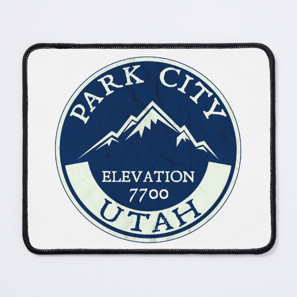 Item preview, PARK CITY UTAH MOUNTAINS SKIING SKI SNOWBOARD CROSSED SKIS designed and sold by DESTINATIONS DECAL.
