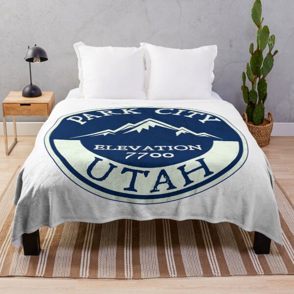 Item preview, PARK CITY UTAH MOUNTAINS SKIING SKI SNOWBOARD CROSSED SKIS designed and sold by DESTINATIONS DECAL.