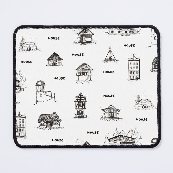 Item preview, (Graphite Drawing) Houses in the World designed and sold by lettieblue.