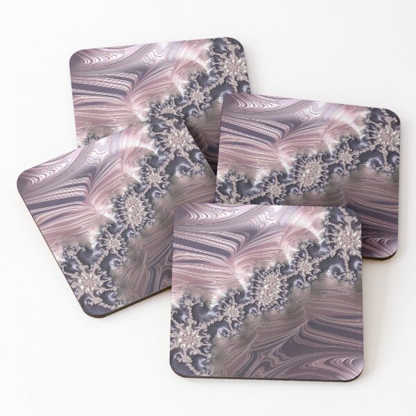 Item preview, Mauve and Pink Fractal Eight designed and sold by Elisabeth Lucas.
