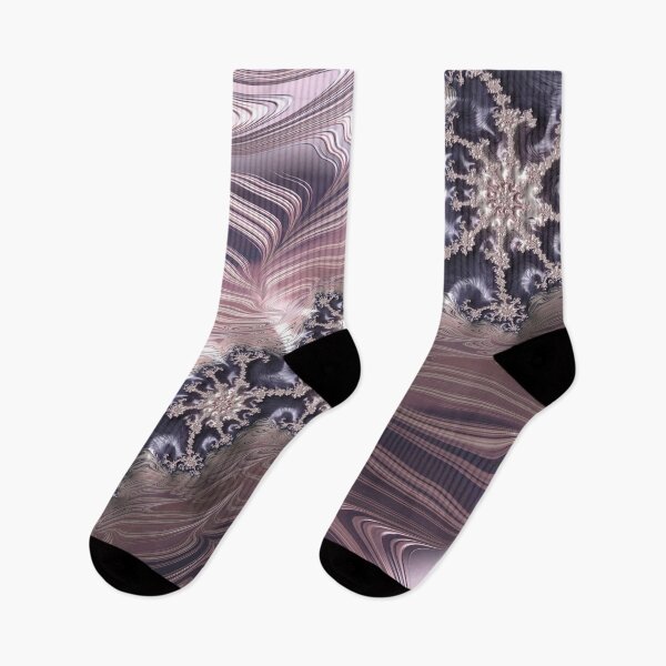 Item preview, Mauve and Pink Fractal Eight designed and sold by Elisabeth Lucas.
