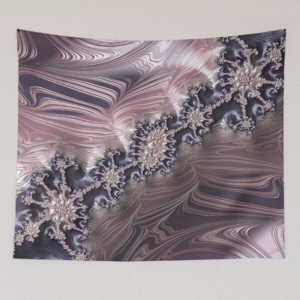Item preview, Mauve and Pink Fractal Eight designed and sold by Elisabeth Lucas.