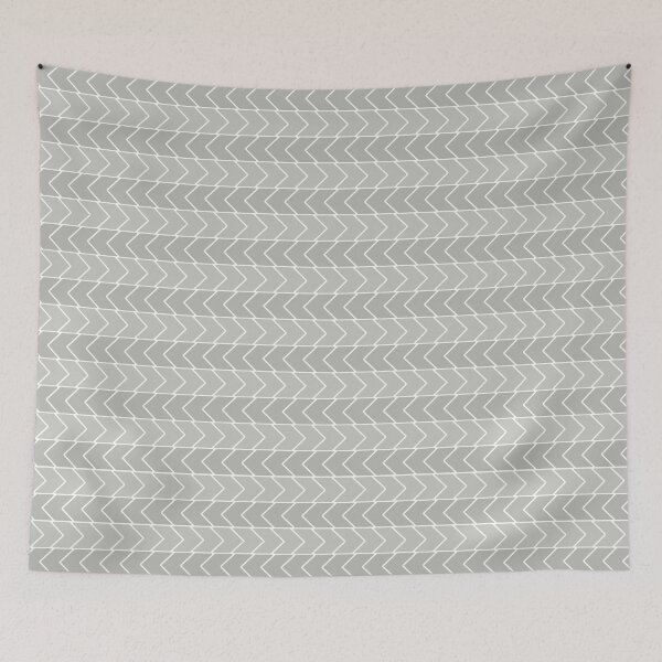 Item preview, Striped Gray Horizontal Arrow Pattern designed and sold by Saanis.