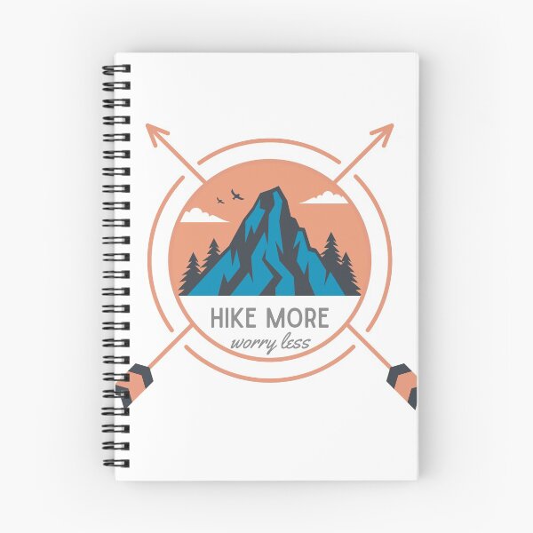 Item preview, Hike more, worry less designed and sold by Daleen Cowgar.