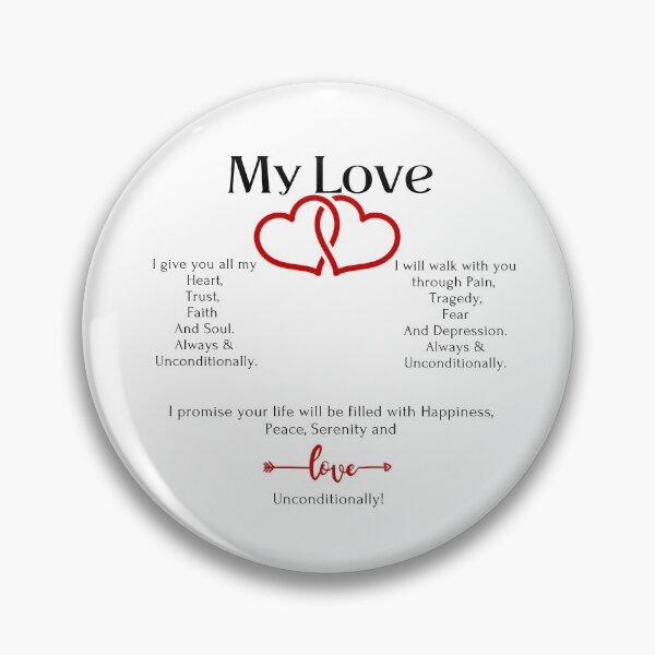 Item preview, Love Unconditionally Poem for the love in your life - great Valentines day gift designed and sold by IAmWomanstore.