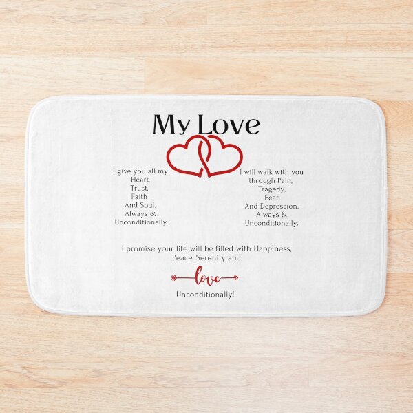 Item preview, Love Unconditionally Poem for the love in your life - great Valentines day gift designed and sold by IAmWomanstore.