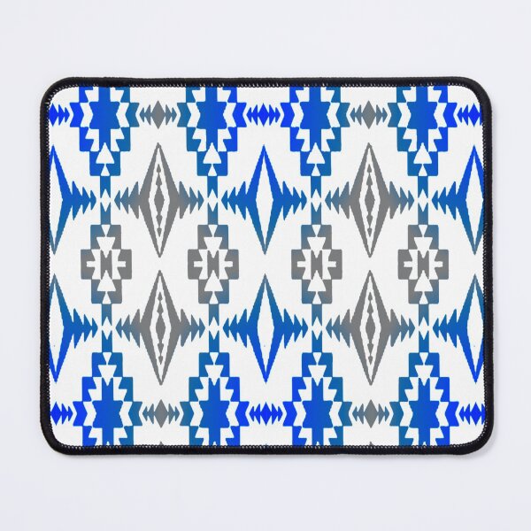 Item preview, Blue / Grey / White Gradient Native Print designed and sold by JMWCD.