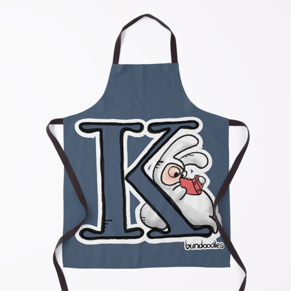 Item preview, Bundoodle Alphabuns - K for Knowledge (outline/navy) designed and sold by Bundoodle.