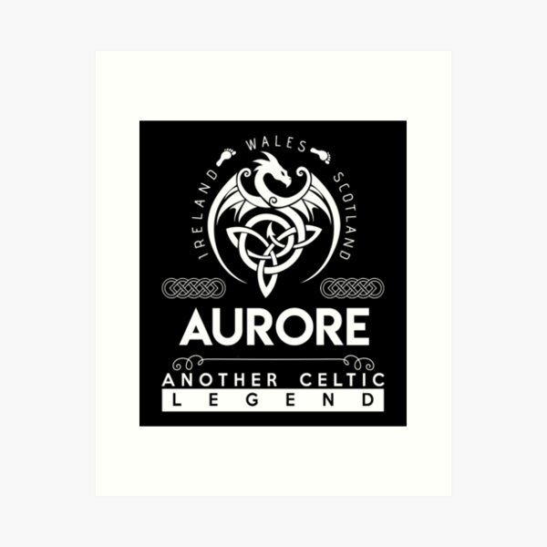 Aperçu de l'œuvre Aurore Name T Shirt - Aurore Another Celtic Legend Gift Item Tee créée et vendue par nauglesamatha.