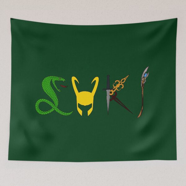 Item preview, Loki - God of Mischief  designed and sold by Noodly Doodles.