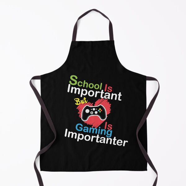 Item preview, School Is Important But Gaming Is Importanter Funny Colorful Heart Gaming Lover designed and sold by pedrored369.