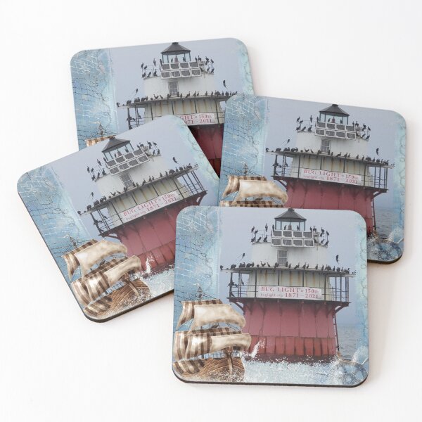 Item preview, Duxbury Pier Bug Light Lighthouse - Massachusetts designed and sold by CapeCodGiftShop.