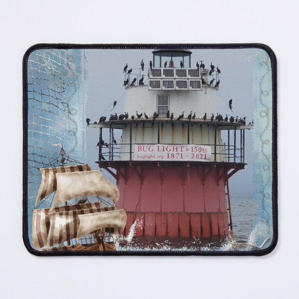 Item preview, Duxbury Pier Bug Light Lighthouse - Massachusetts designed and sold by CapeCodGiftShop.