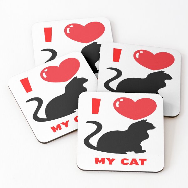 Item preview, I Love My Cat designed and sold by davidmurtagh.