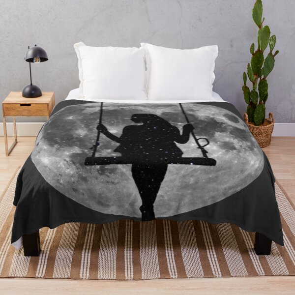 Item preview, Swinging on the Moon ORIGINAL by SillyFun.redbubble.com designed and sold by SillyFun.