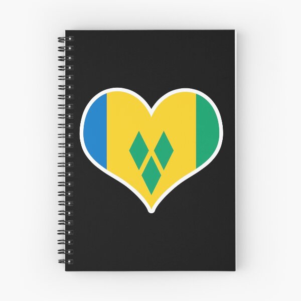 Item preview, Saint Vincent and the Grenadines Flag Heart designed and sold by PKHalford.