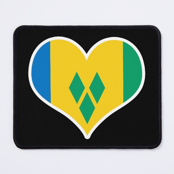 Item preview, Saint Vincent and the Grenadines Flag Heart designed and sold by PKHalford.