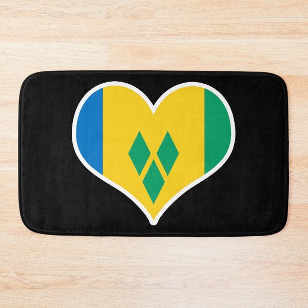 Item preview, Saint Vincent and the Grenadines Flag Heart designed and sold by PKHalford.