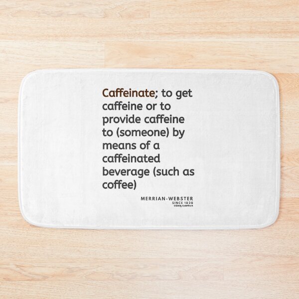 Item preview, The definition of Caffiene Shirt designed and sold by giddygoldfinch.