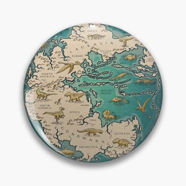 Item preview, map of the supercontinent Pangaea designed and sold by Richard Morden.