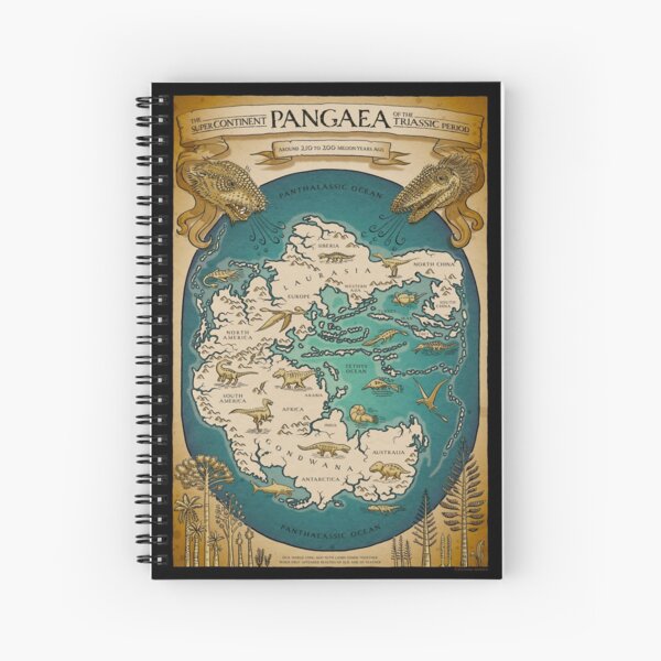 Lined Spiral Notebook A5 MAP 