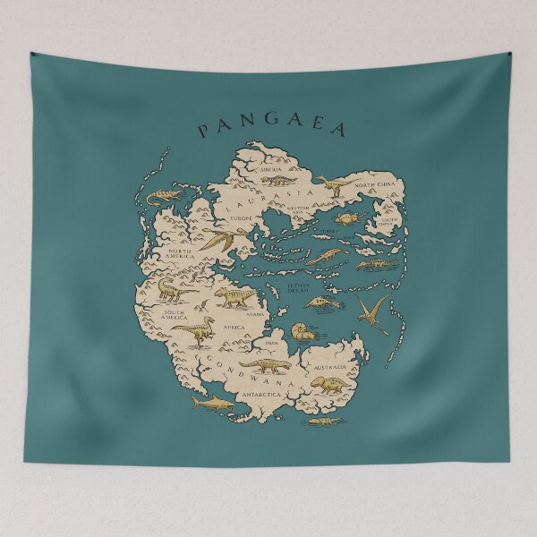 Item preview, map of the supercontinent Pangaea designed and sold by Richard Morden.