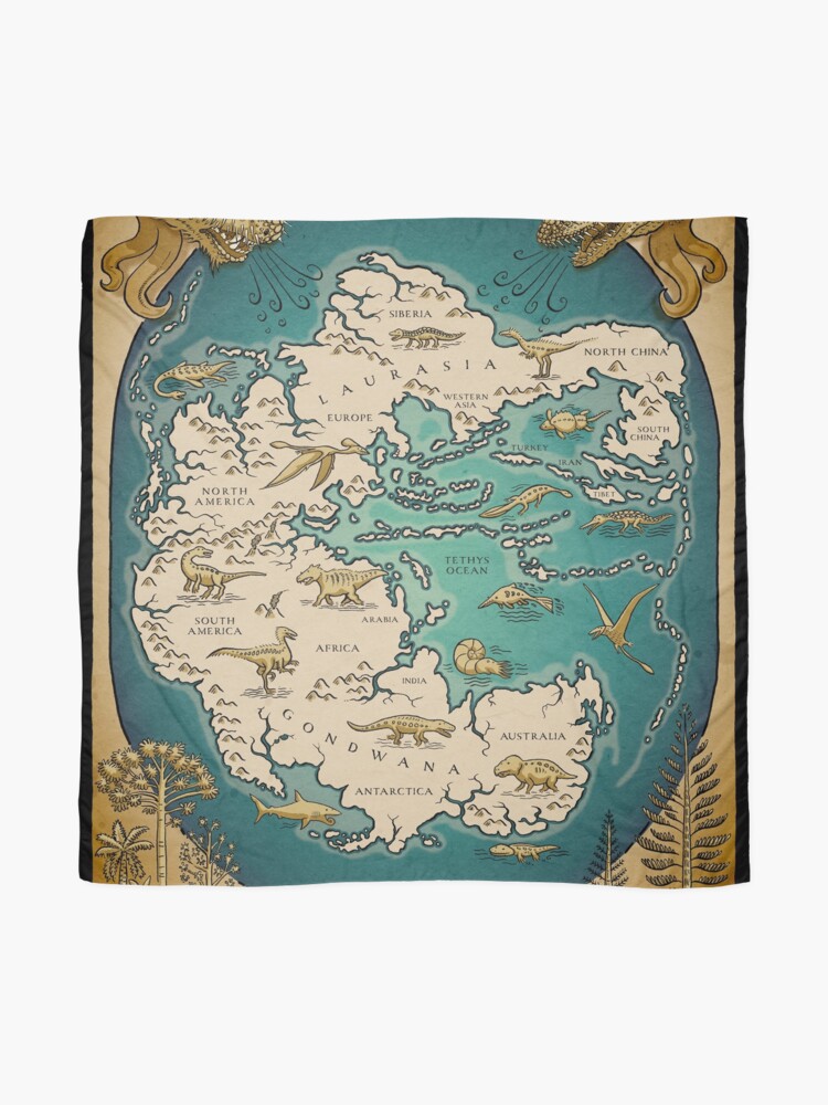 map of the supercontinent Pangaea | Scarf