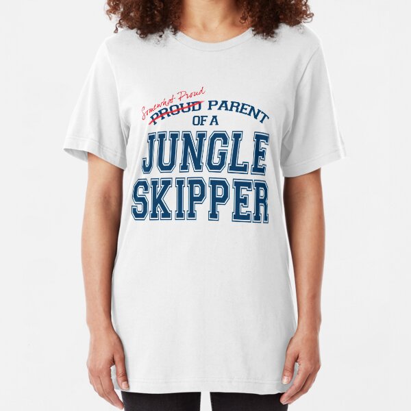 Somewhat Proud Parent of a Jungle Skipper Slim Fit T-Shirt