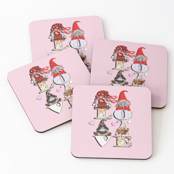 Item preview, Valentines Day Design Cute Candy Heart Pattern & Gnomes Love designed and sold by Cute & Sassy Custom Gifting Boutiques.