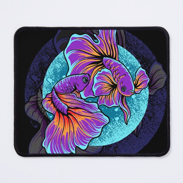 Item preview, Pez beta azul y morado designed and sold by AnimalLover4eva.