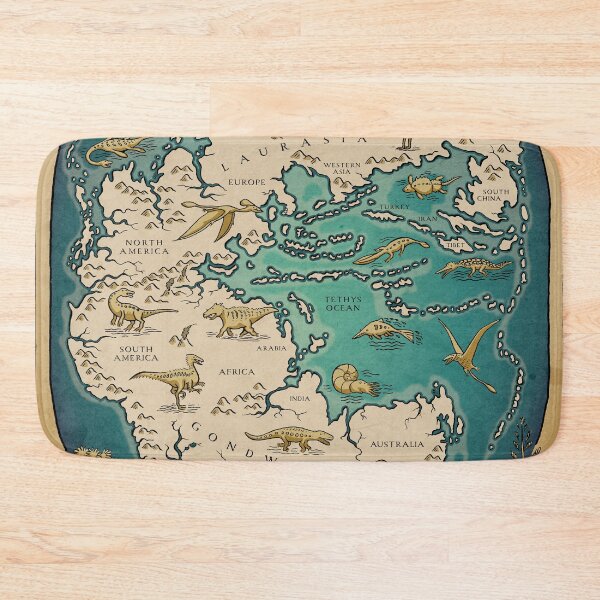 Item preview, map of the supercontinent Pangaea designed and sold by Richard Morden.