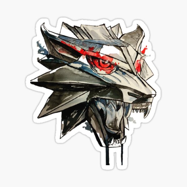 witcher medallion Sticker