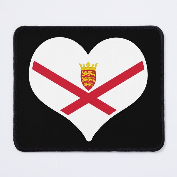 Item preview, Jersey Flag Heart designed and sold by PKHalford.