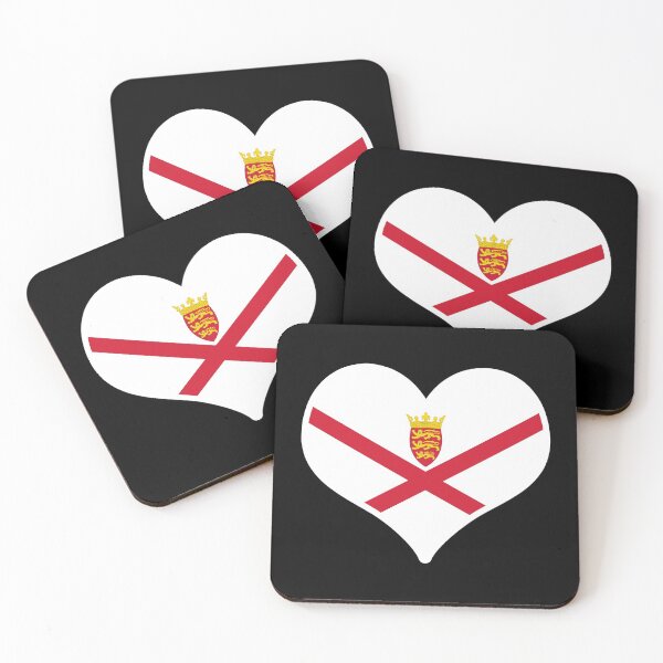 Item preview, Jersey Flag Heart designed and sold by PKHalford.