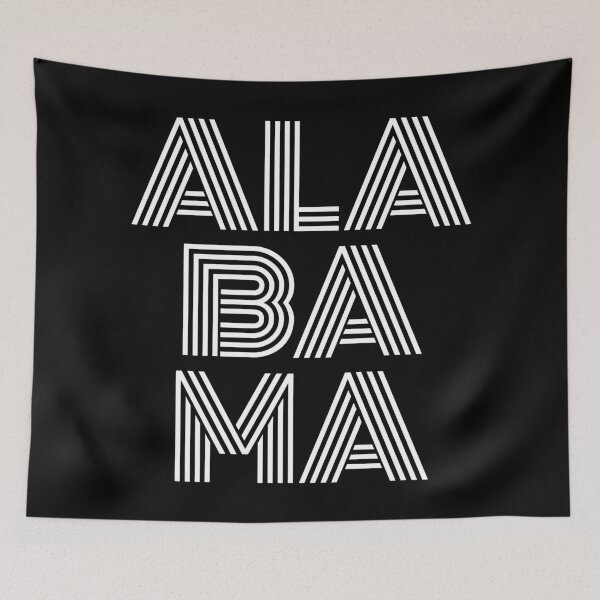 Item preview, Modern Line Art Alabama designed and sold by BunnyPrinceDegn.