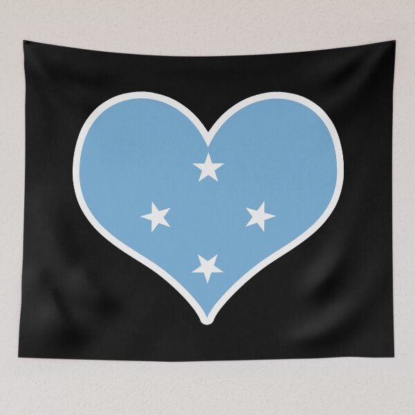 Item preview, Micronesia Flag Heart designed and sold by PKHalford.