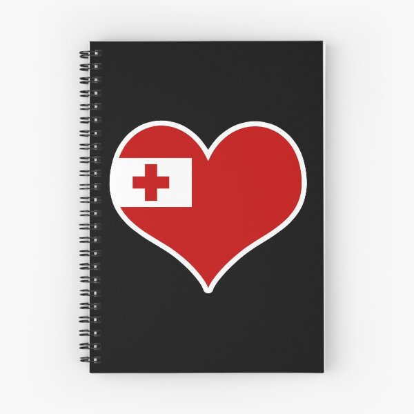 Item preview, Tonga Flag Heart designed and sold by PKHalford.