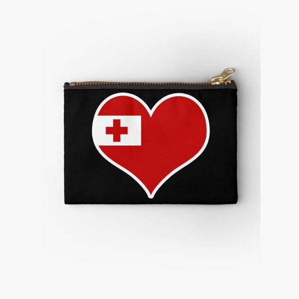 Item preview, Tonga Flag Heart designed and sold by PKHalford.