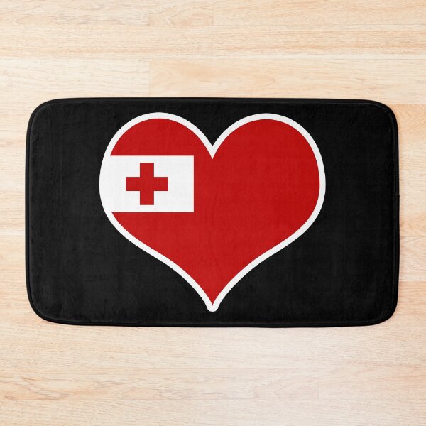 Item preview, Tonga Flag Heart designed and sold by PKHalford.
