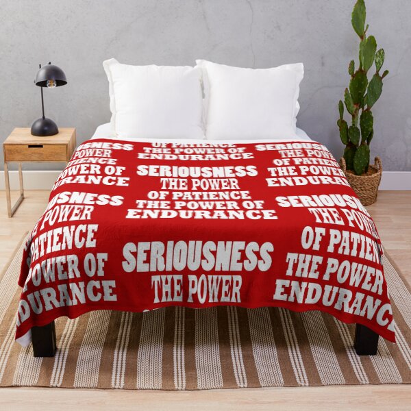 Item preview, Seriousness. The power of patience. The power of endurance designed and sold by DIMATLOVER.